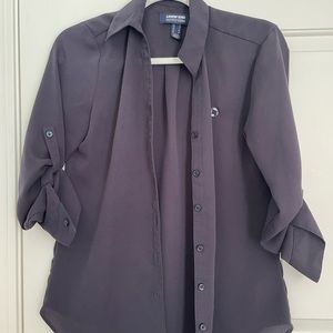 Chase bank lands end uniform top